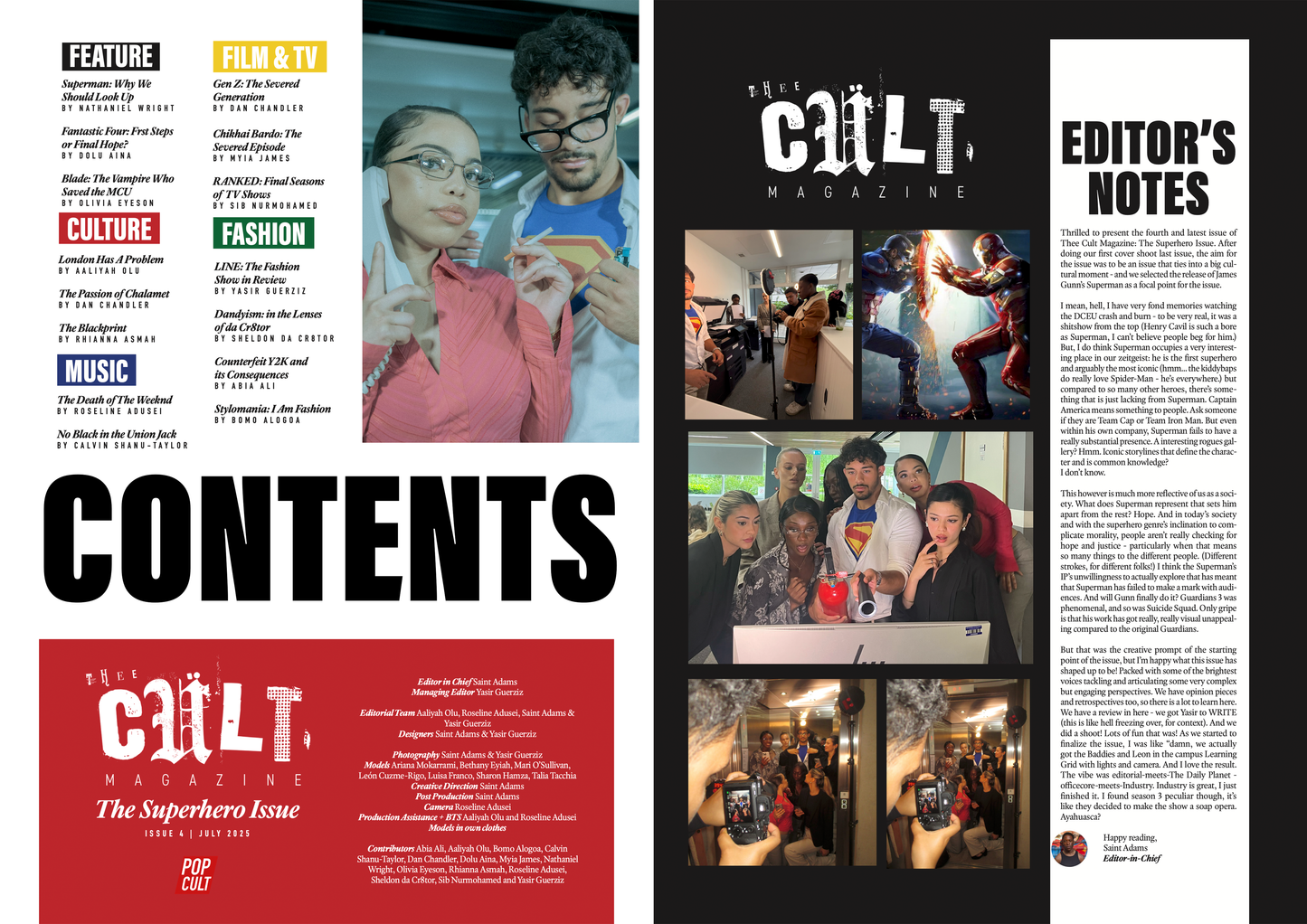 Thee Cult Magazine: Issue 4 | The Superhero Issue